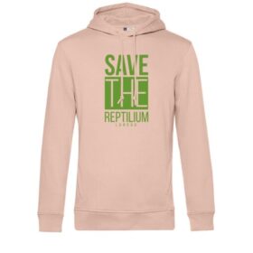 Organic Hoodie - Reptilium Landau - Save Rose