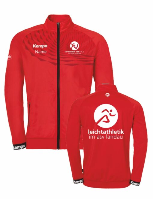 Turnverein ASV Landau – Kollektion 2024/25 – Trainingsjacke – Kempa Wave 26 – rot – Kids – Bild 2