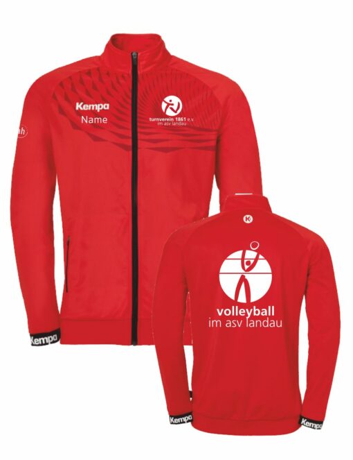 Turnverein ASV Landau – Kollektion 2024/25 – Trainingsjacke – Kempa Wave 26 – rot – Kids – Bild 4