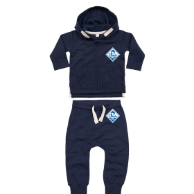 Baby Baumwoll-Anzug - Logo - FC Palatia Böhl - navy