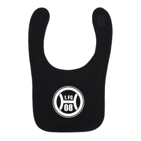 Baby Lätzchen - Logo - 1.FC 08 Hassloch - schwarz