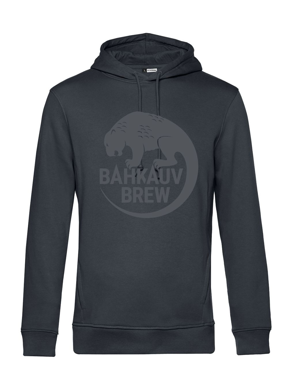 bahkauv-brew_hoodie_organic_asphalt Bahkauv Brew - Hoodie - Organic - Logo - asphalt – Bild 1