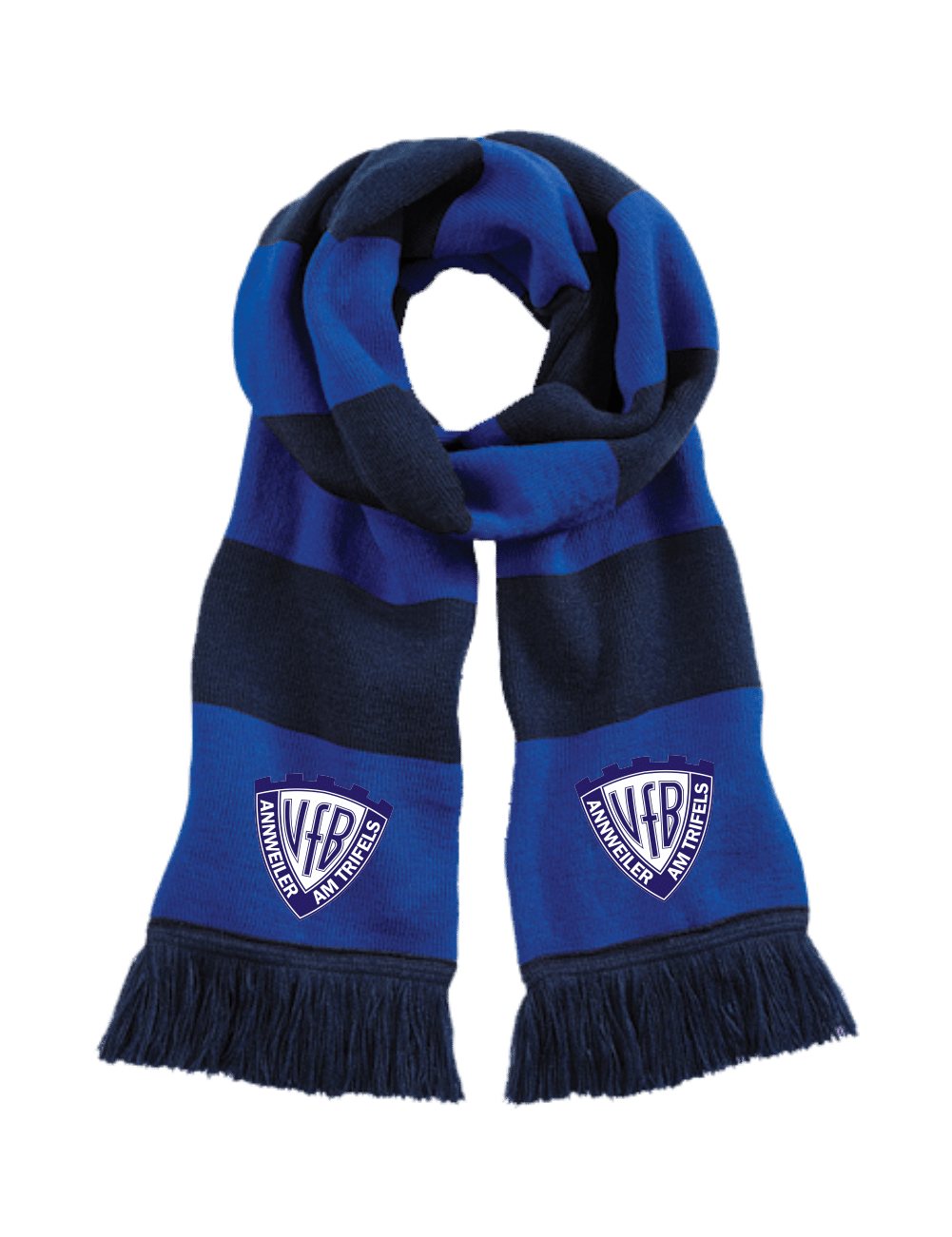 balkenschal_vfb-annweiler_verein_royal-black Balkenschal - Verein - VfB Annweiler – Bild 1