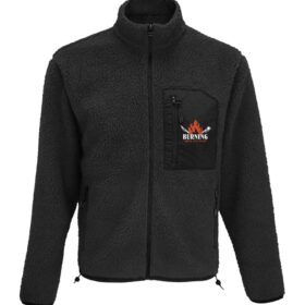 Burning BBQ-Fashion - Sherpa Fleece Jacke - Grill & Enjoy - black