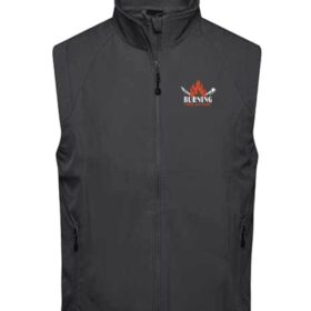 Burning BBQ-Fashion - Weste - Softshell - Grill & Enjoy - black