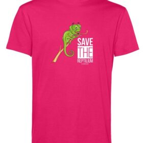 Organic T-Shirt - Reptilium Landau - Save Magenta-Pink