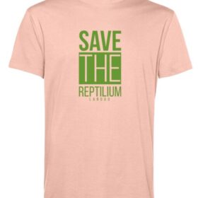 Organic T-Shirt - Reptilium Landau - Save Rose