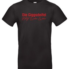 Giggsdeifel - T-Shirt - Waka - schwarz