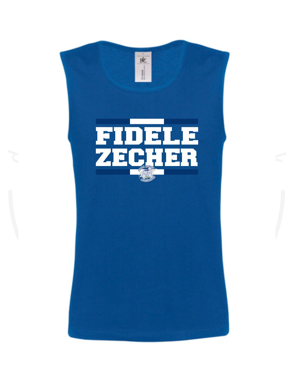 kv-fidele-zecher_kollektion_aermelloses-shirt_stripes_royal KV Fidele Zecher – Basic-Kollektion 23-25 – Ärmelloses Shirt - Stripes – Bild 1