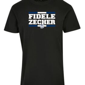 KV Fidele Zecher – Basic-Kollektion 23-25 – T-Shirt - Stripes - schwarz