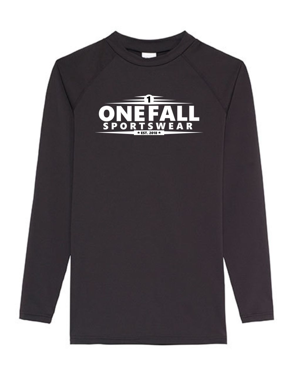onefall_baselayer_black Baselayer - Basic - Onefall Sportswear – Bild 1