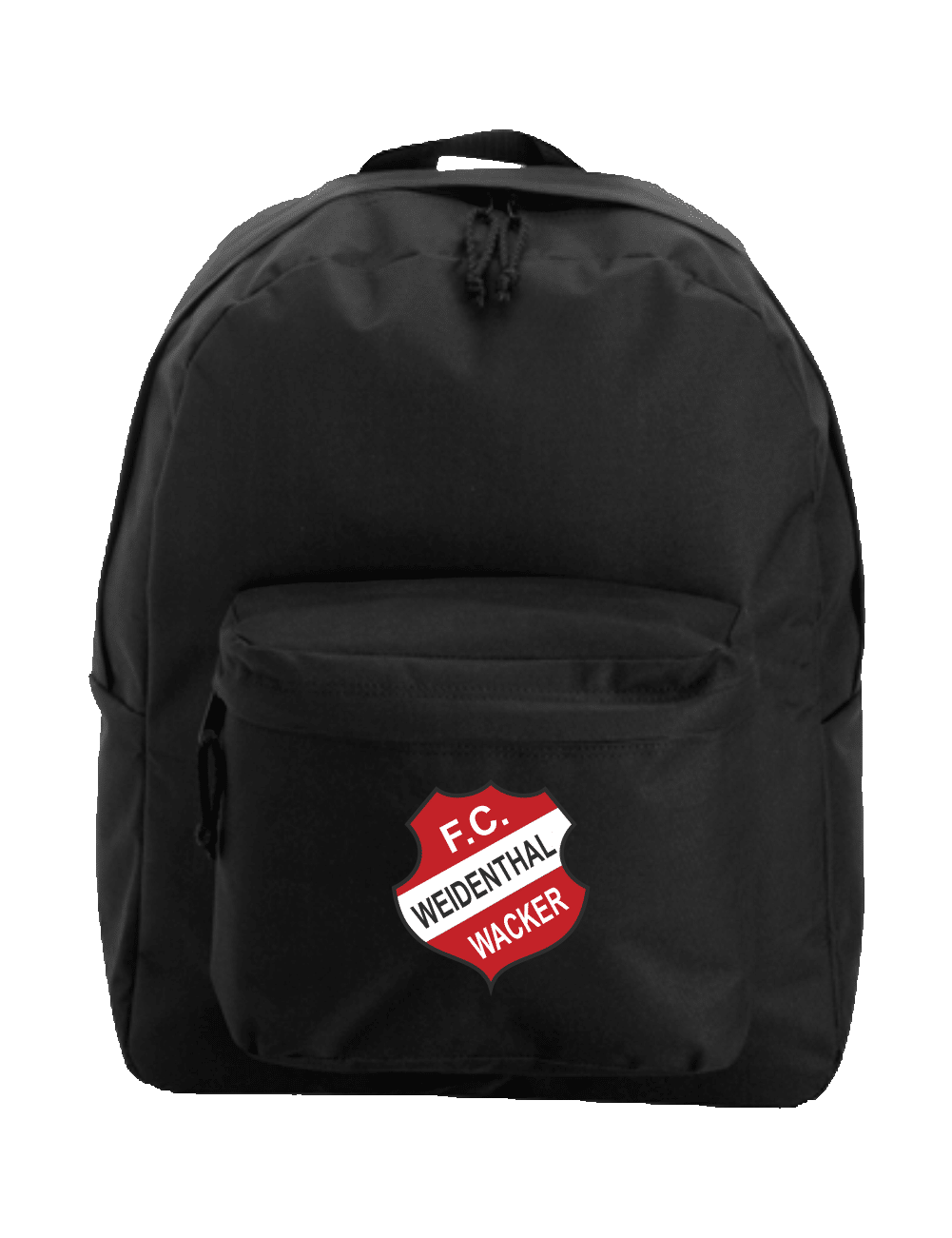 rucksack_fc-wacker-weidenthal_verein_black Rucksack - Verein - FC Wacker Weidenthal – Bild 1