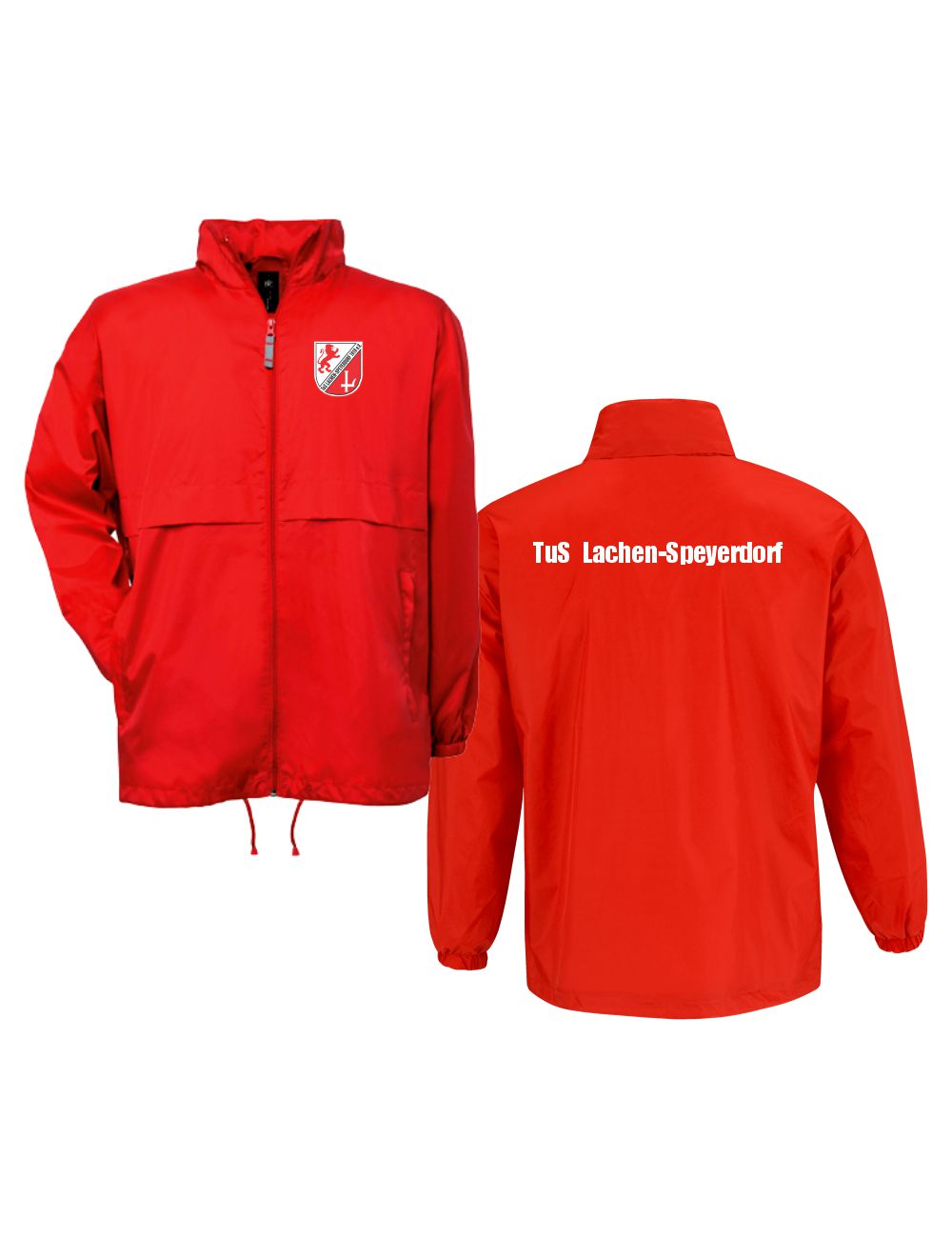 tus-lachen-speyerdorf_t-shirt_regenjacke_red TuS Lachen-Speyerdorf - Regenjacke - Basic – Bild 1