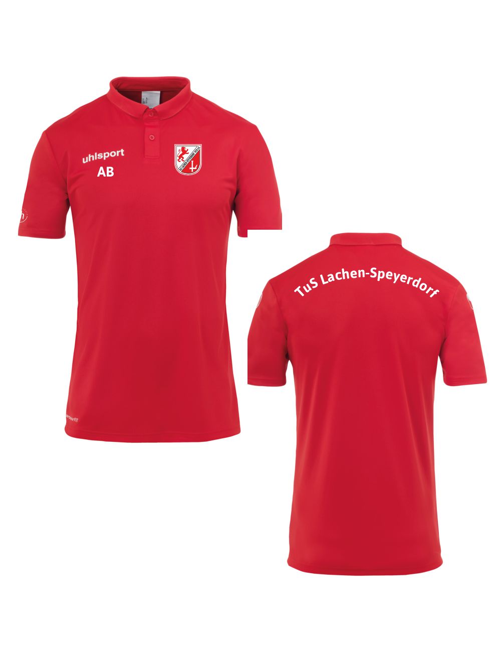 tus-lachen-speyerdorf_teamkollektion 23-24_traininerpolo_polyester_rot TuS Lachen-Speyerdorf - Fussball - Jugend - 2023/2024 - Trainer-Polo - Polyester – Bild 1