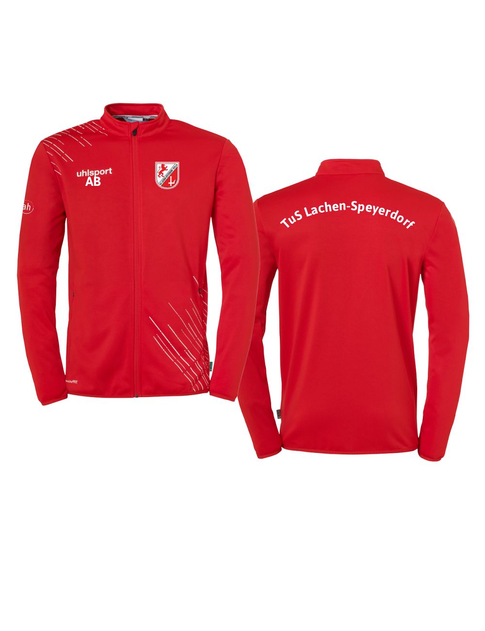 tus-lachen-speyerdorf_teamkollektion 23-24_trainingsjacke_rot TuS Lachen-Speyerdorf - Fussball - Jugend - 2023/2024 - Trainingsjacke - Unisex-Größen – Bild 1