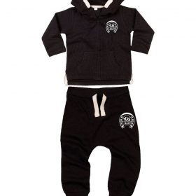 Baby Baumwoll-Anzug - Logo - TuS St.Martin - black