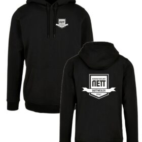 Weingut Nett - Hoodie - Logo - schwarz