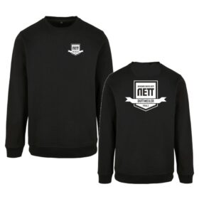 Weingut Nett - Sweatshirt - Logo - schwarz