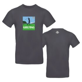 Weingut Nett - T-Shirt - Etiketten - Golfing - darkgrey