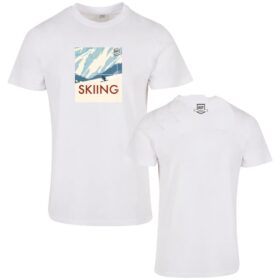 Weingut Nett - T-Shirt - Etiketten - Skiing - white