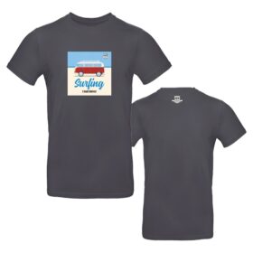 Weingut Nett - T-Shirt - Etiketten - Surfing - darkgrey