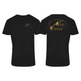 Weingut Nett, Geinsheim - T-Shirt - Logo - schwarz