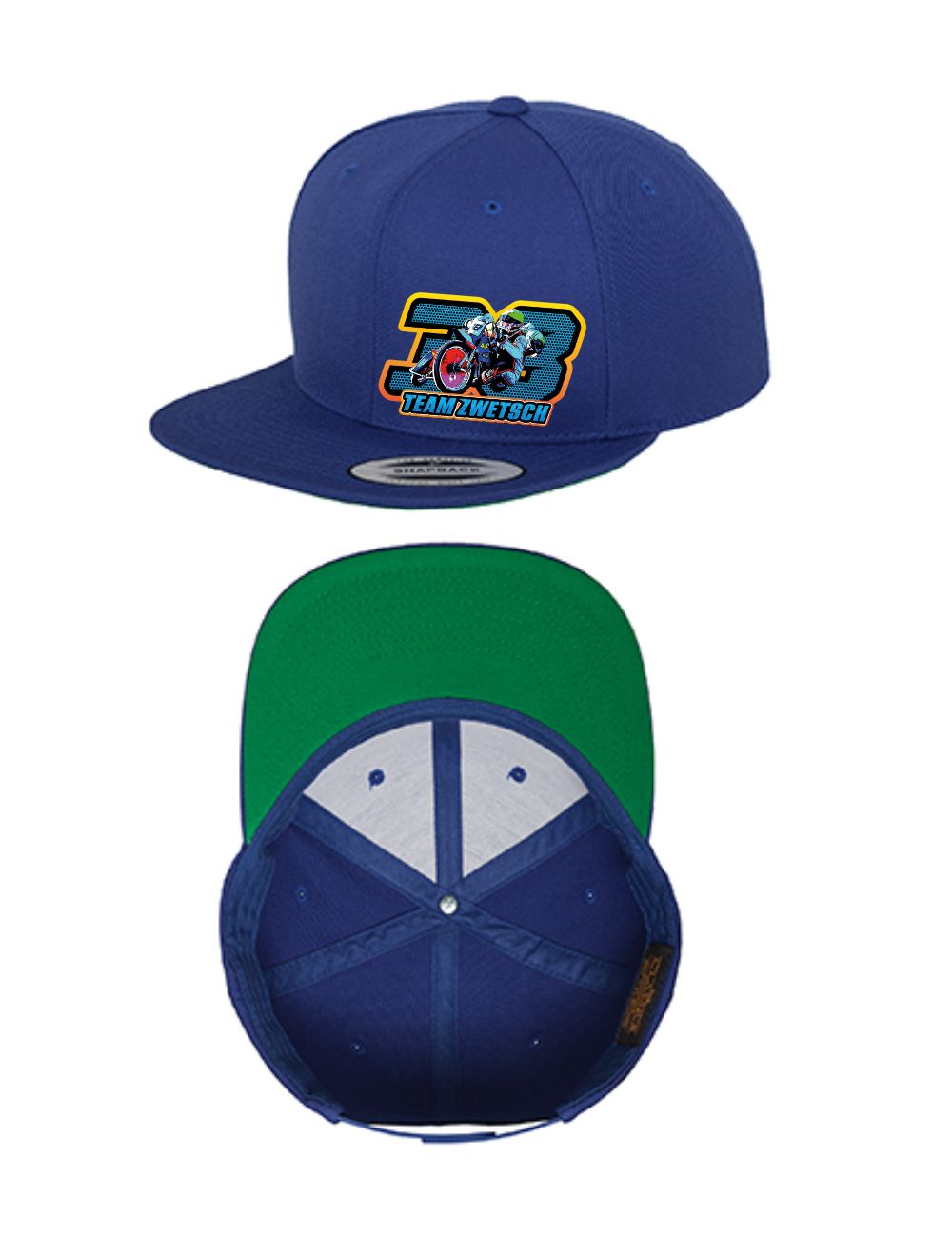 zwetsch-racing_cap_snapback_royal Team Zwetsch - Cap - Snapback - Logo – Bild 1